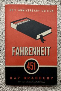 Cover of the Book Fahrenheit 451 60th anniversary edition Ray Bradbury